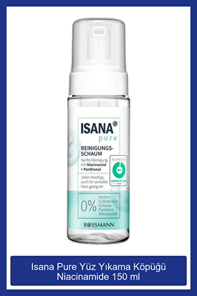 ISANA Pure Yüz Yıkama Köpüğü Niacinamide 150 Ml