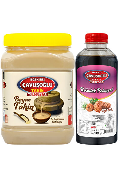 Bozkırlı Çavuşoğlu طحينة بيضاء 930 جرام دبس مخروطي 1000 جرام