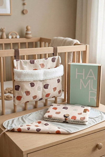 HAMUR مجموعة هدايا للأم والطفل حديثي الولادة مكونة من حقيبة قطع، مجموعة تنظيم...