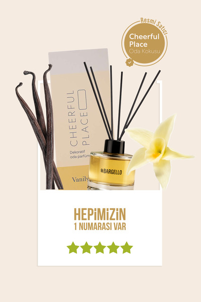 Bargello VANİLYA CHEERFUL PLACE120 ml DEKORATiF ORTAM KOKUSU