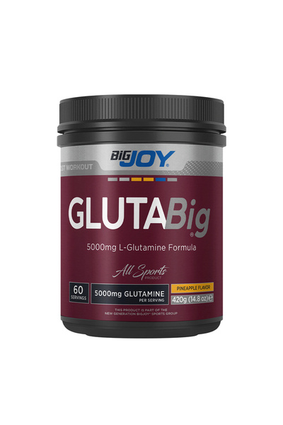 Bigjoy Sports Glutabig Powder Glutamin Ananas Aromalı Aminoasit 420 gr 60 Ser...