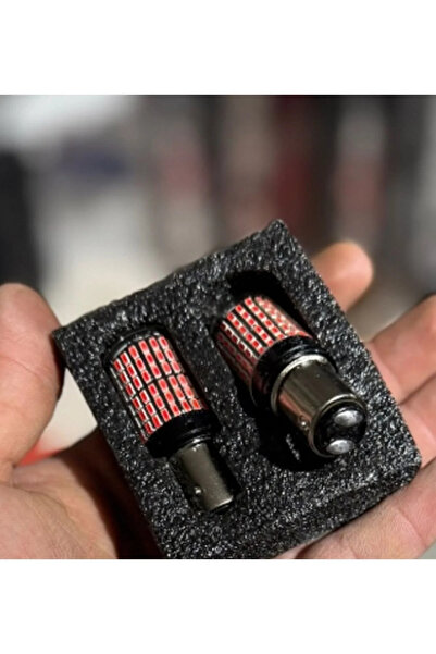 Genel Markalar 2 Adet 144 Led Kırmızı Renk 1016 Çift Duy Stop Ampulü