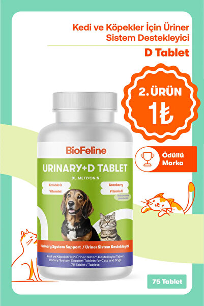 BioFeline İdrar Yolu ve Böbrek Problemleri Azaltıcı Kedi ve Köpekler İçin Üri...