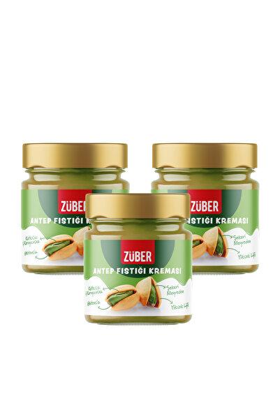 Züber Antep Fıstığı Kreması 200 gr x 3 Adet