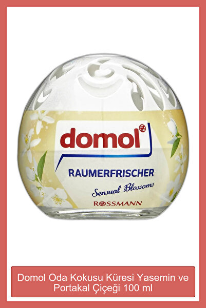 DOMOL Oda Kokusu Küresi Yasemin Ve Portakal Çiçeği 100 Ml