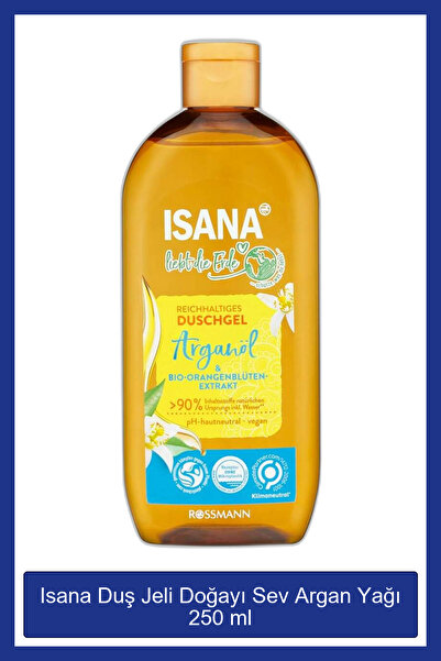 ISANA Duş Jeli Doğayı Sev Argan Yağı 250 Ml