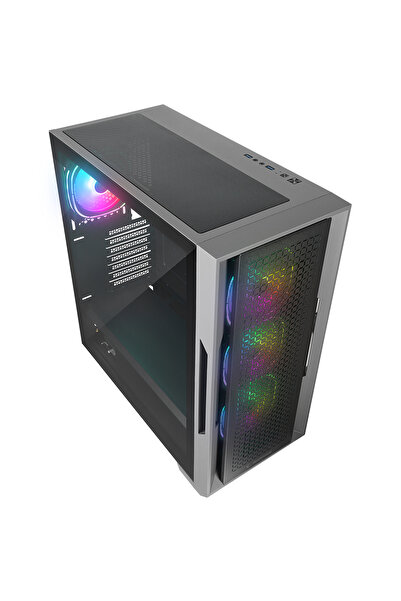 Rampage Radıant V1 Black 2* Usb3.0 Temperli 4*argb Fan Hub E-atx Exclusive Ga...