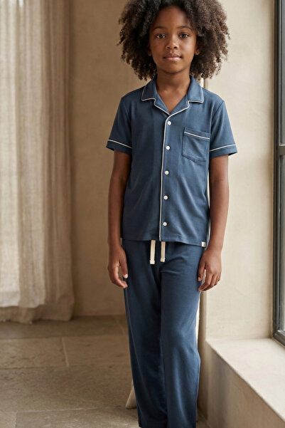 Katia&Bony Σετ Ασημένια Πιτζάμα για Αγόρια