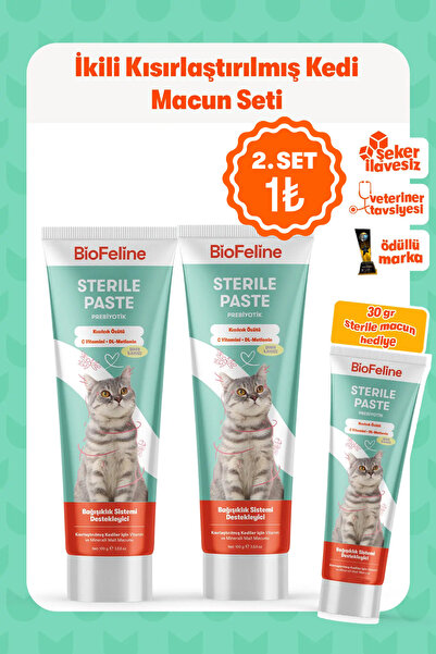 BioFeline Kilo Kontrolü Sağlayıcı ve Tüy Sağlığı Destekleyici Kediler İçin Ma...