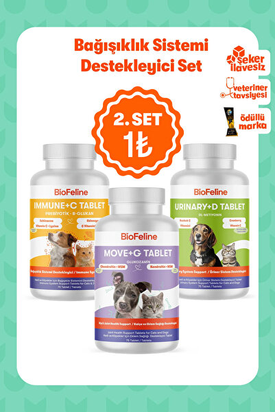 BioFeline Eklem, İdrar Yolu ve Bağışıklık Problemleri Destekleyici Evcil Hayv...