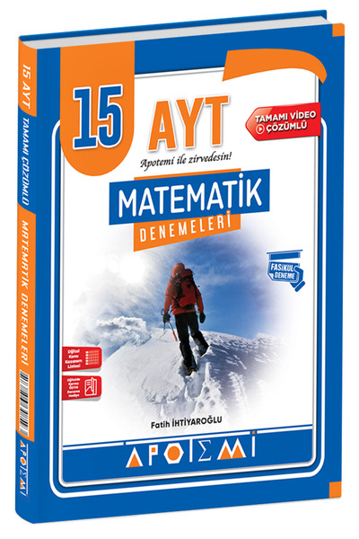 Apotemi Yayınları APOTEMİ YKS AYT DENEME 15 Lİ MATEMATİK - 2026