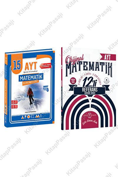 Apotemi Yayınları Apotemi Yayınları ve Orijinal Yayınları AYT Matematik Branş...
