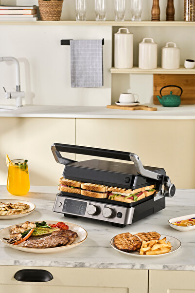 Karaca Compact Steel Sear And Grill Inox 2008 Grill- und Toaster