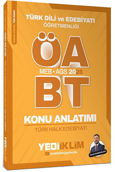 Yediiklim Yayınları Yediiklim 2026 MEB AGS ÖABT Türk Dili ve Edebiyatı Öğretm...