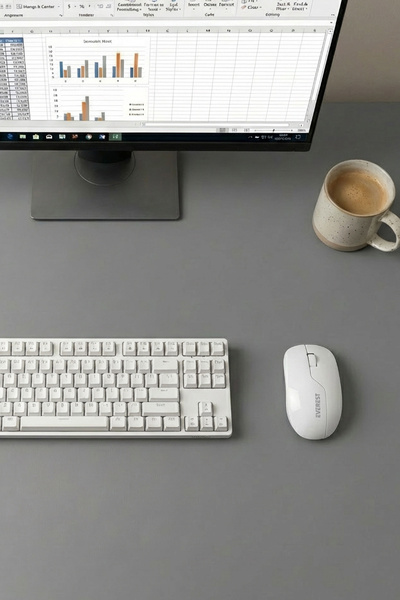 Everest SMW-973 Usb Beyaz 2.4Ghz Kablosuz Mouse