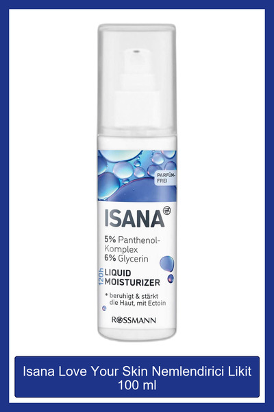 ISANA Love Your Skin Nemlendirici Krem 120h Likit Parfümsüz 100 ml