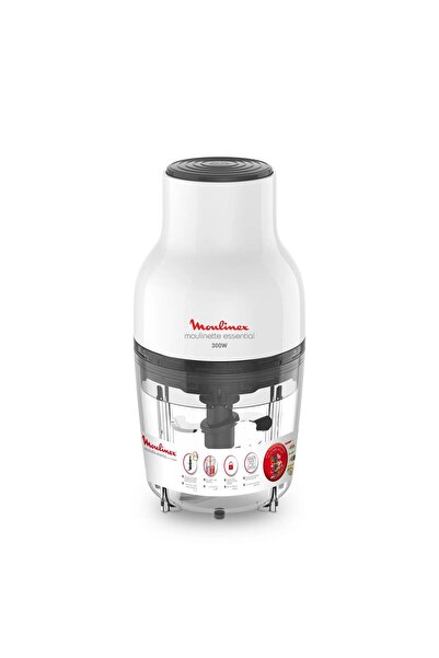 Moulinex مفرمة خضراوات، 300 واط، 400 مل، أبيض/أسود، بلاستيك DJ520127
