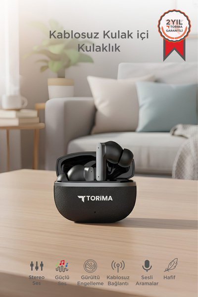 Torima Bluetooth Kulaklık Kulak İçi Kablosuz Kulaklık TB11 Siyah