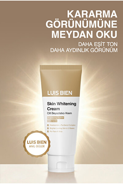 Luis Bien Cilt Beyazlatıcı Krem 50 ml – Leke/Kararma Karşıtı, Ton Eşitleyici ...