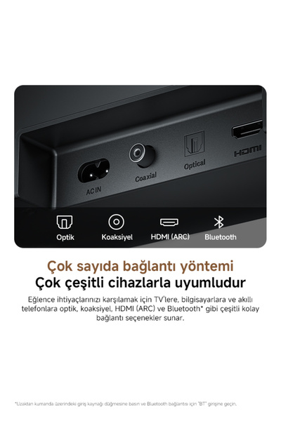 Xiaomi Soundbar Pro 2.0 Siyah 84W Bluetooth Soundbar (Xiaomi Türkiye Garantili)