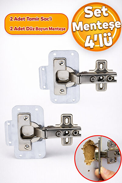 Badem10 Mobilya Dolap Kapak Metal Tamir Saç Hanaks Mobilya Dolap Kapak Menteş...