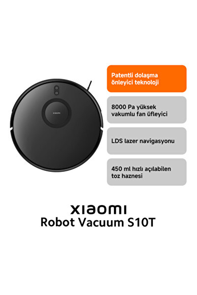 Xiaomi Mi Robot Vacuum S10t 8000pa Akıllı Robot Süpürge