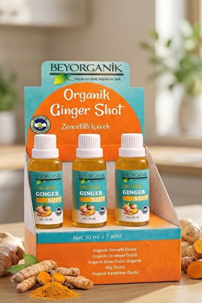 BEYORGANİK Organik Ginger Shot (PESTİSİT ANALİZLİ)