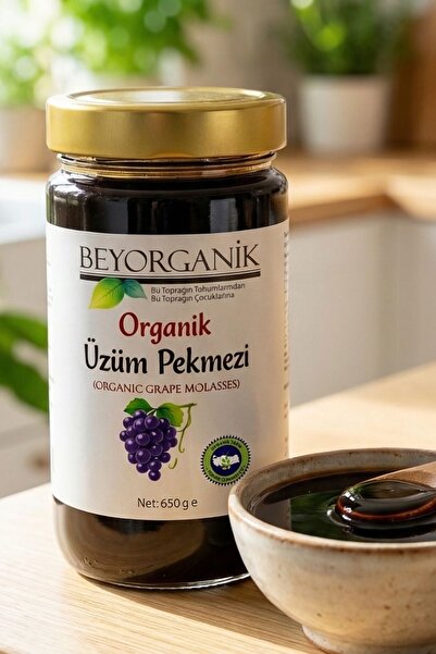 BEYORGANİK Organik Üzüm Pekmezi 650gr