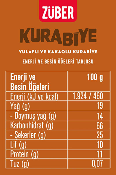 Züber Kurabiye Mini Karma Deneme Paketi 80g x 3 Adet (Orijinal x1, Kakaolu x1, Zencefilli x1)