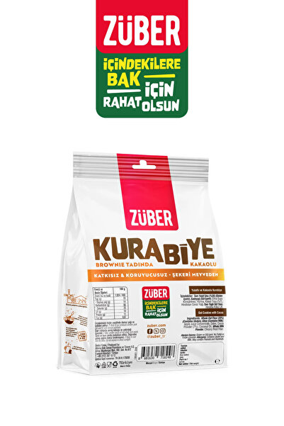Züber Kurabiye Mini Karma Deneme Paketi 80g x 3 Adet (Orijinal x1, Kakaolu x1, Zencefilli x1)