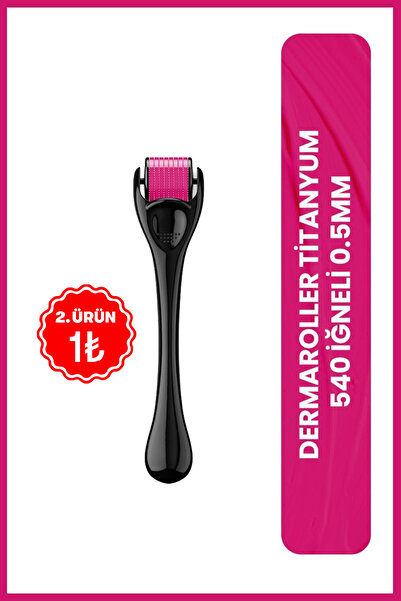 Luis Bien Titanyum 540 İğneli Dermaroller 0.5 mm – Saç Derisi & Cilt Bakımı M...