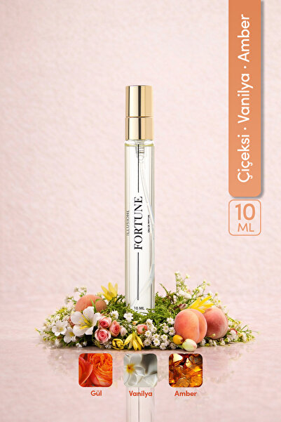 ILLUSIONE FRAGRANCE Fortune Edp Kadın Seyahat Boy Parfüm 10ml | Vanilya-çiçek...