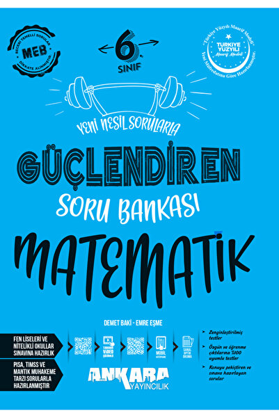 Ankara Yayıncılık 6. Sınıf Matematik Güçlendiren Soru Bankası