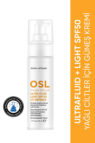 OSL Omega Skin Lab Ultrafluid Light Spf50 50ml (SONNENSCHUTZ FÜR FETTIGE HAUT)
