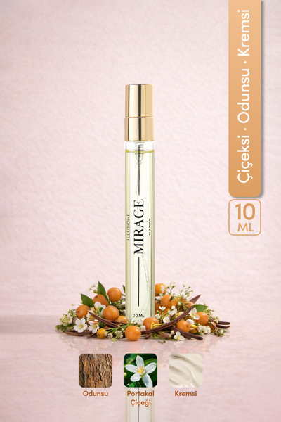 ILLUSIONE FRAGRANCE Mirage Edp Kadın Seyahat Boy Parfüm 10ml | Çiçeksi-odunsu...