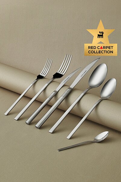 Karaca Elegance Nil Platin 12 Kişilik 84 Parça Çatal Kaşık Bıçak Takımı