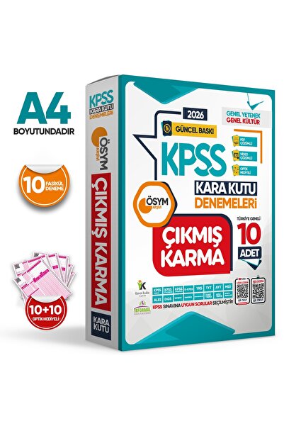 İnformal Yayınları 2026 Kpss Ösym Çıkmış Karma Karakutu Genel Kültür Genel Ye...