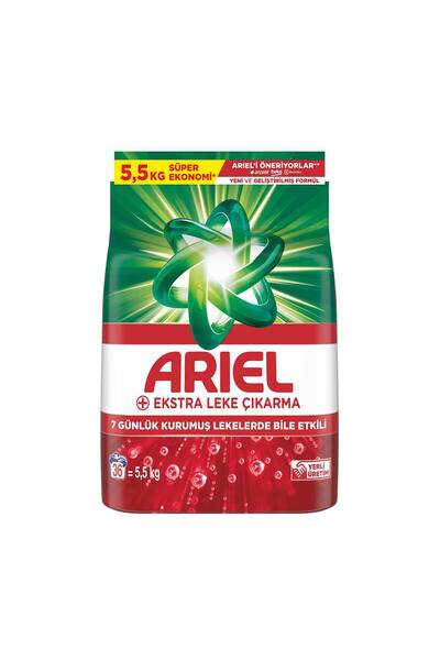 Ariel Ekstra Leke Çıkarma Beyazlar Toz Çamaşır Deterjanı 5.5 KG 36 Yıkama