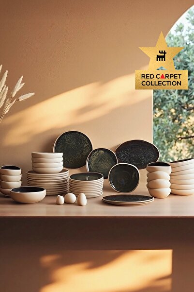 Karaca Earth Collection Galactic 55 Parça 12 Kişilik Yemek Takımı Beyaz