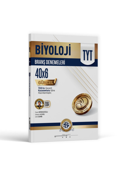 Bilgi Sarmal Yayınları Bilgi Sarmal Yayınları Tyt Biyoloji 40 X 6 Branş Denem...