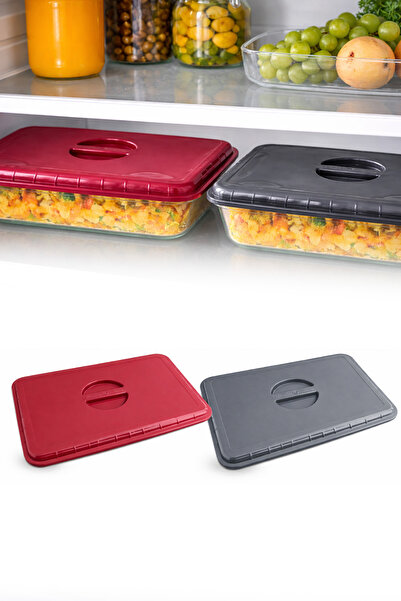 omilife BORCAM KAPAGI KIRMIZI DIKDÖRTGEN VE GRI DIKDÖRTGEN