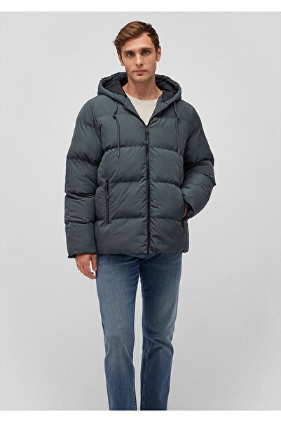 Mavi Green Hooded Puffer Jacket - 0110349 -71598