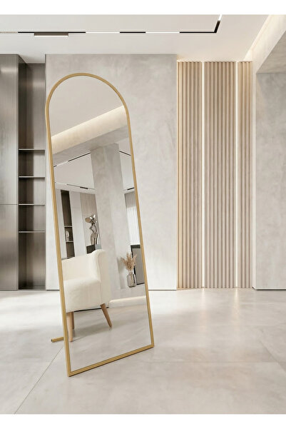 Ersan Dizayn 160X50 4mm Gerçek Şişecam Ayna - Gold Metal Dayanıklı Paslanmaz ...