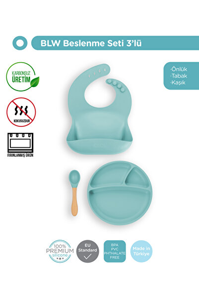 OiOi Blw Set Aqua Green Tabaklı