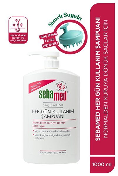 Sebamed Her Gün Kullanım Hassas Saçlar İçin Günlük Saç Bakım Şampuanı 1000ml ...