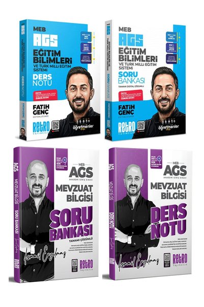 RETRO YAYINCILIK MEB AGS Mevzuat Bilgisi Eğitimin Temelleri ve Türk Milli Eği...