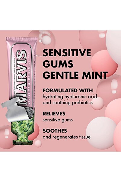 Marvis Sensitive Gums Gentle Mint Diş Macunu 75 ml