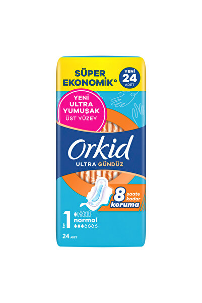 Orkid Ultra Normal (Boy 1) 24 Adet Süper Ekonomik Hijyenik Ped
