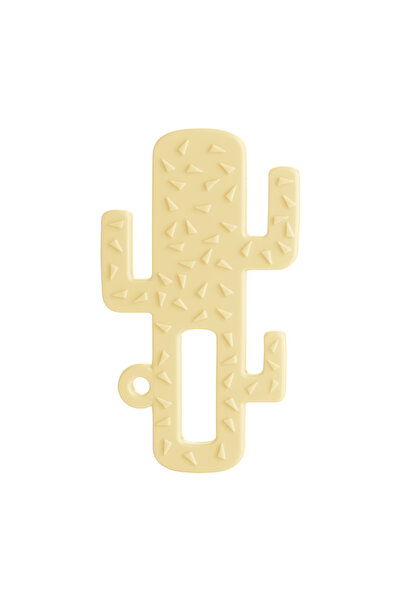 OiOi Cactus Silicone Teether Yellow 3 Months+