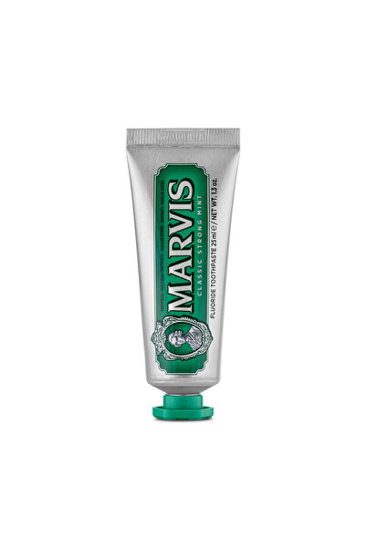 Marvis Classic Strong Mint Diş Macunu 25 ml - Yoğun Nane Aromasıyla Uzun Süreli Ferahlık